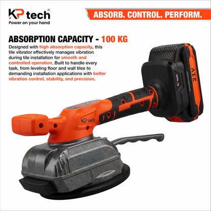 Cordless Tile Vibrator 21V 2.0Ah | 0-15000 VPM | BK-CTV3001