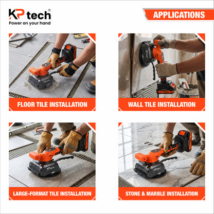 Cordless Tile Vibrator 21V 2.0Ah | 0-15000 VPM | BK-CTV3001