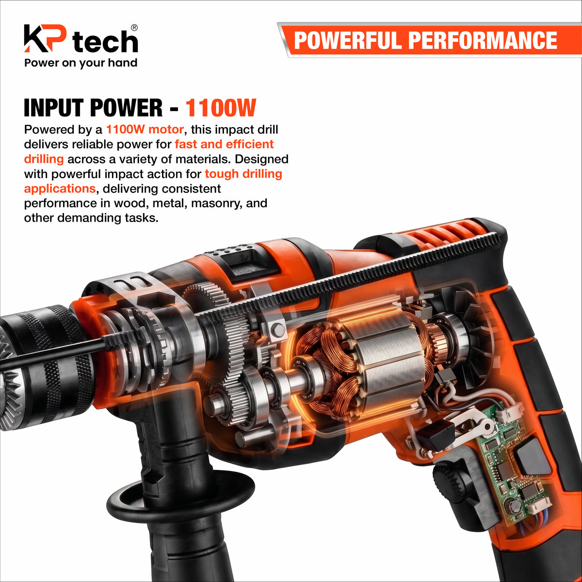 Impact Drill 1100W | BK-D1310