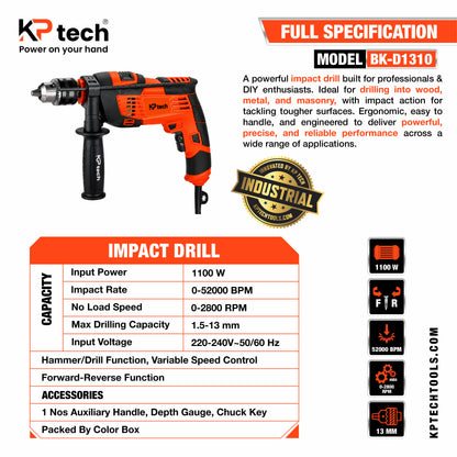 Impact Drill 1100W | BK-D1310