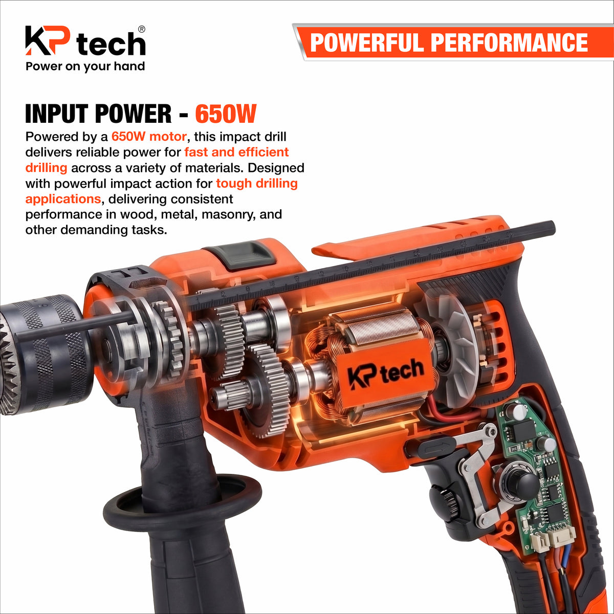 Impact Drill 650W | BK-D1360