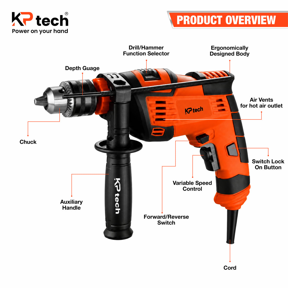 Impact Drill 850W | BK-D1380