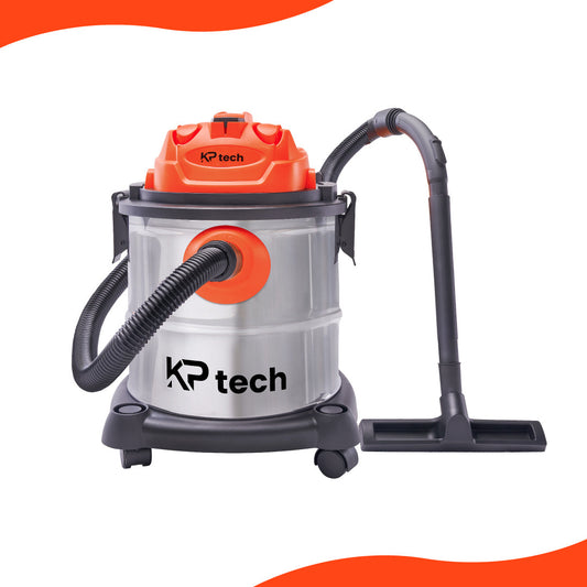 KP Tech vacuum cleaner with 20L capacity used for wet and dry dust as well as has domestic and industrial use