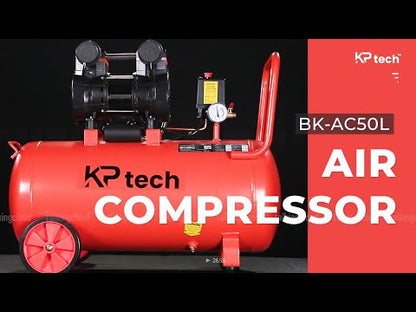Oil free and silent Air compressor 1560W | 50L Tank