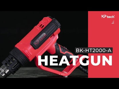 Heat gun 2000W | With 1pcs scraper and 4 pcs nozzles